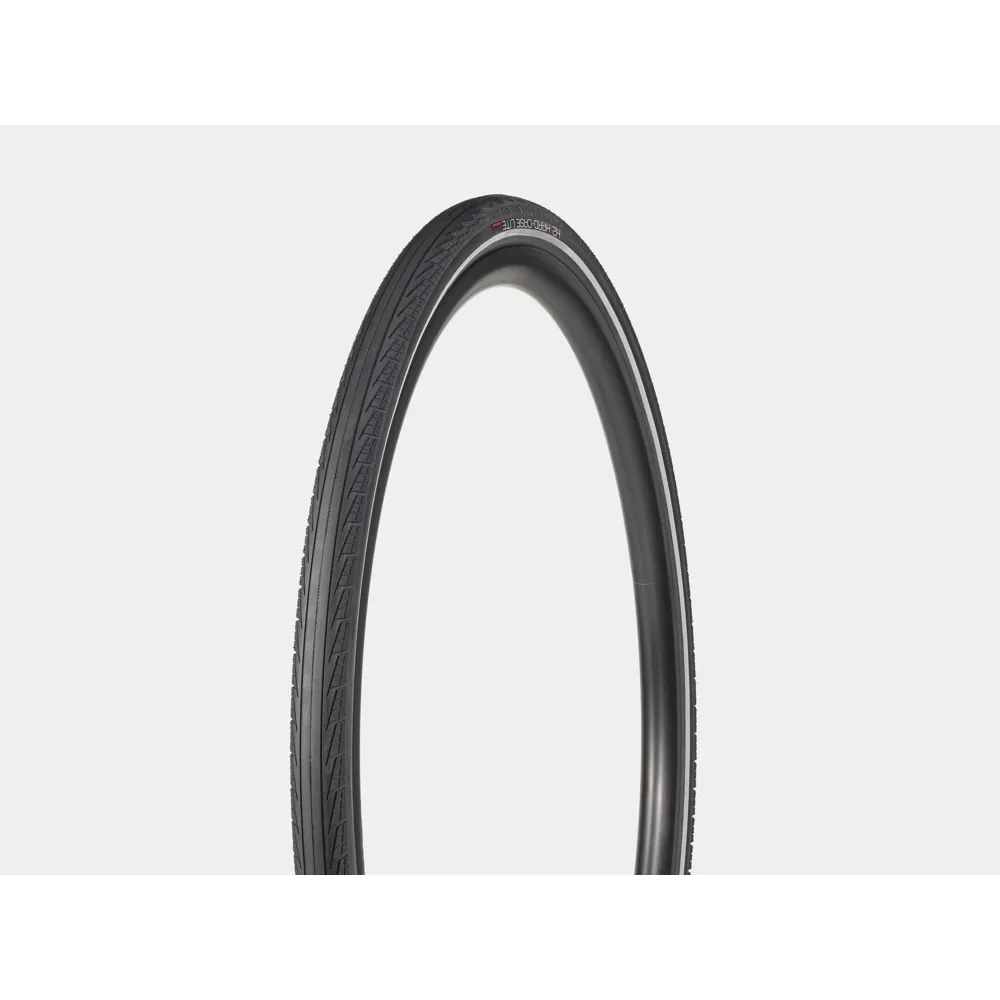 uPRISE Bikes Bontrager H2 Hard-Case Lite 700x32c Hybrid Tyre - Black/Reflective | Price match, 365 day return s, 18-Month Warranty, Finance Available & Free UK Delivery
