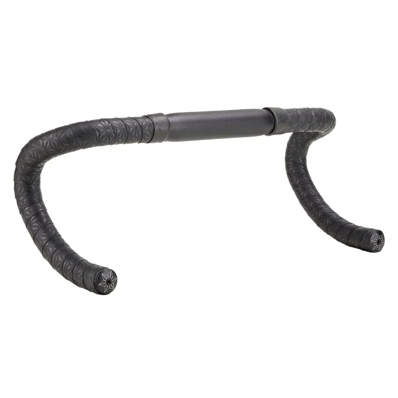 Supacaz Super Sticky Kush Gravel Bar Tape - Black + Ano Black Plugs-1