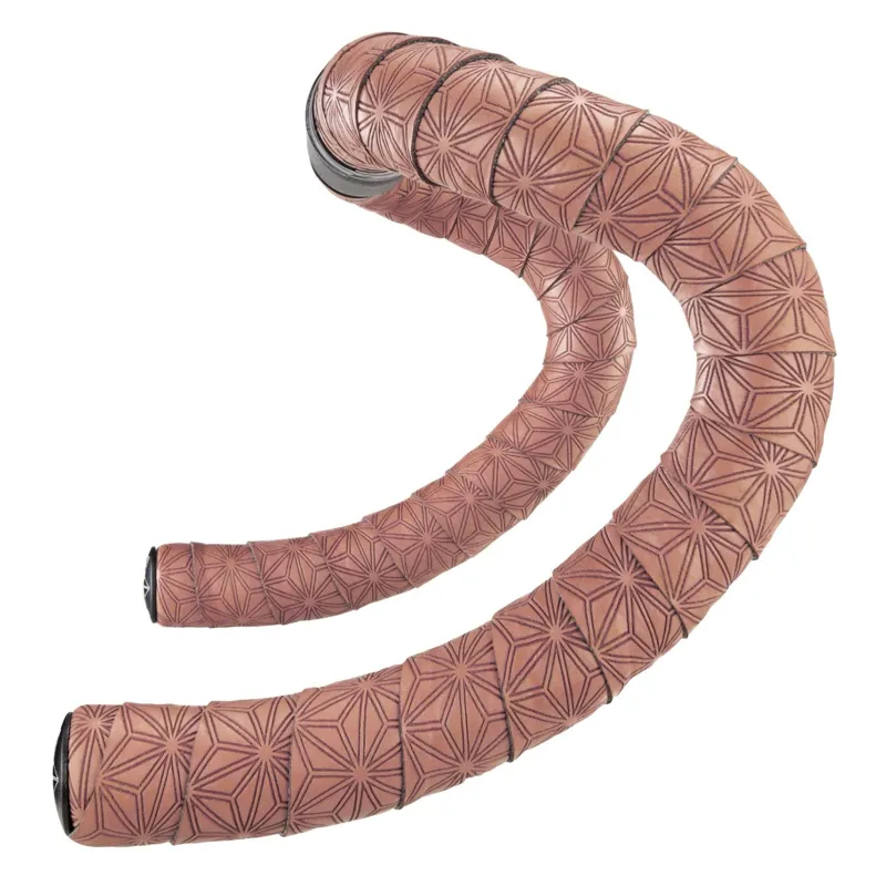 Supacaz Super Sticky Kush Gravel Bar Tape - Coffee + Ano Black Plugs