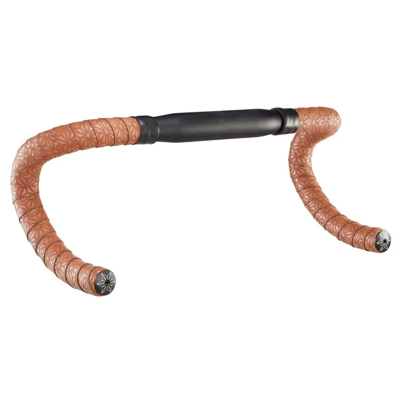 Supacaz Super Sticky Kush Gravel Bar Tape - Coffee + Ano Black Plugs-1