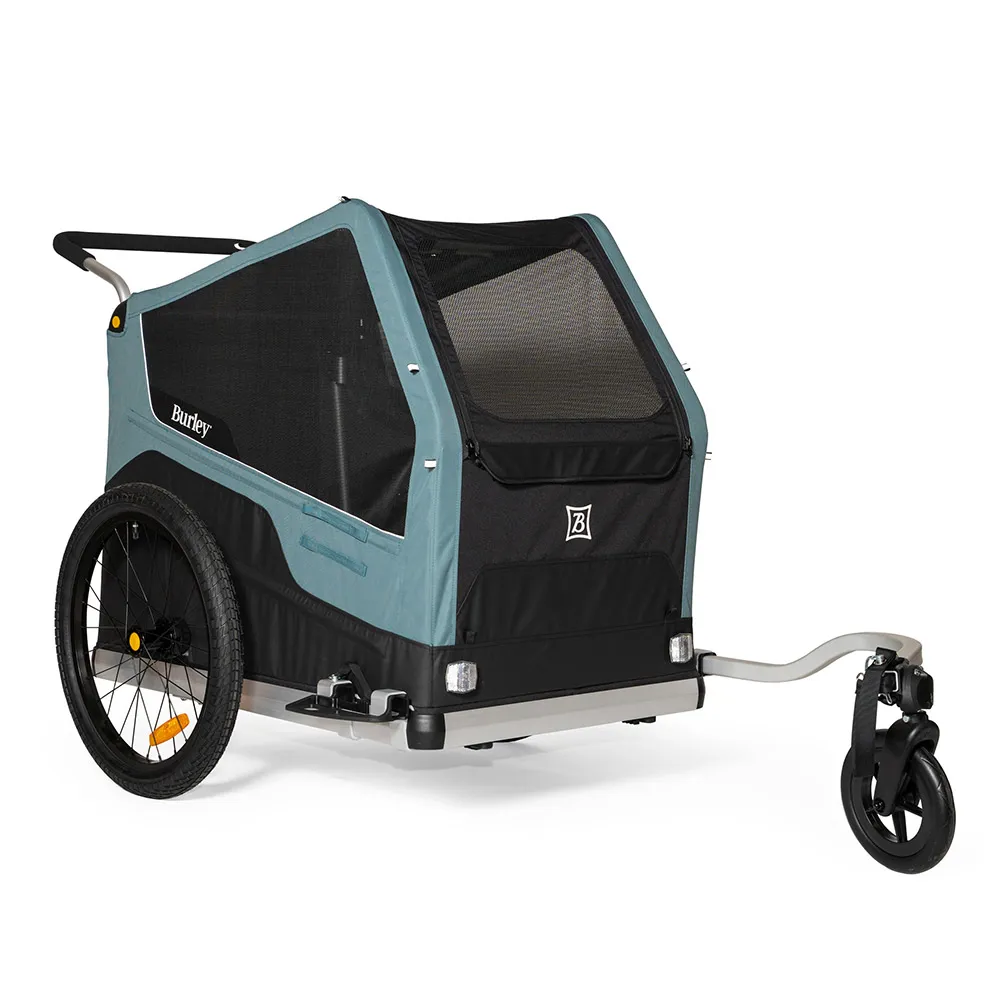 uPRISE Bikes Burley Bark Ranger XL Pet Trailer - Blue | Price match, 365 day return s, 18-Month Warranty, Finance Available & Free UK Delivery