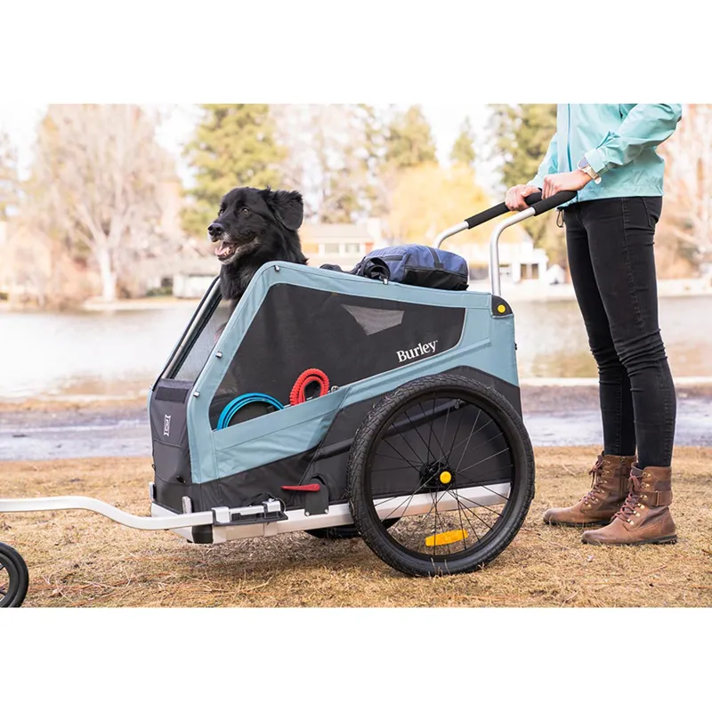 Burley Bark Ranger XL Pet Trailer - Blue-4