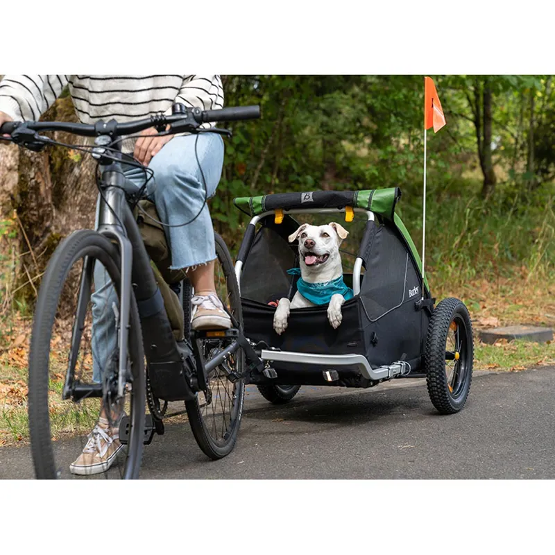 Burley Tail Wagon Pet Trailer - Green-5