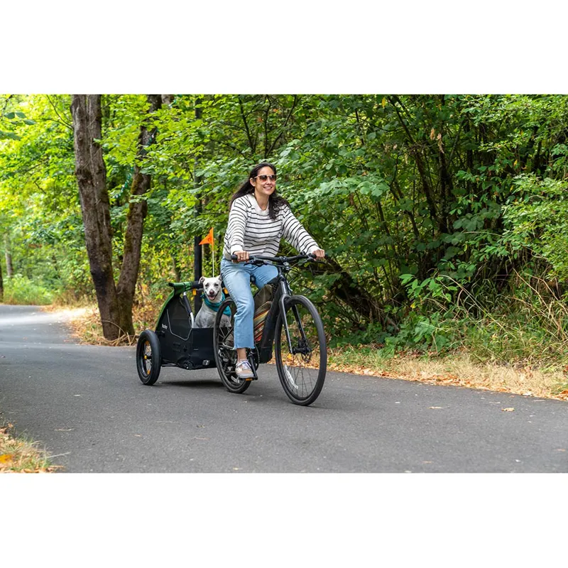 Burley Tail Wagon Pet Trailer - Green-6