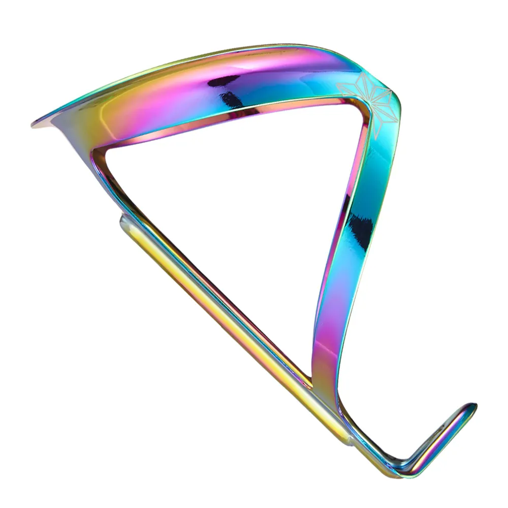 uPRISE Bikes Supacaz Fly Cage Ano Bottle Cage - Oil Slick | Price match, 365 day return s, 18-Month Warranty, Finance Available & Free UK Delivery