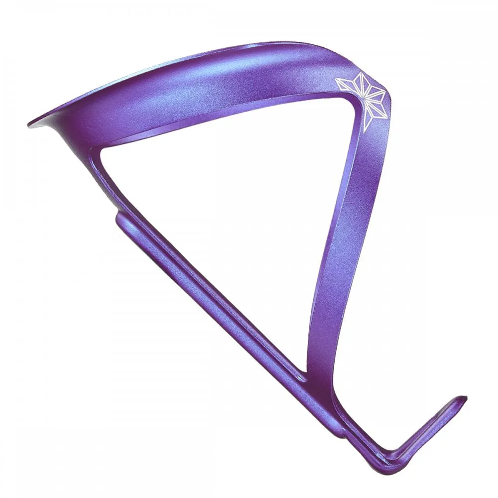 uPRISE Bikes Supacaz Fly Cage Ano Bottle Cage - Purple | Price match, 365 day return s, 18-Month Warranty, Finance Available & Free UK Delivery