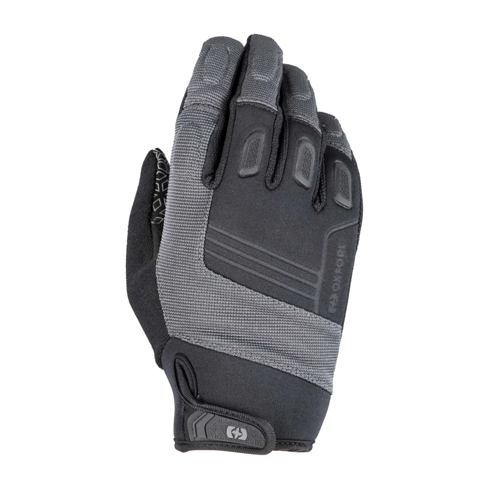 uPRISE Bikes Oxford North Shore 2.0 Long Finger Cycling Gloves - Grey | Price match, 365 day return s, 18-Month Warranty, Finance Available & Free UK Delivery