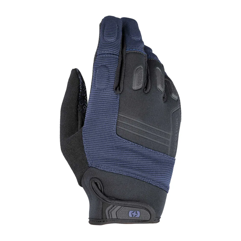 uPRISE Bikes Oxford North Shore 2.0 Long Finger Cycling Gloves - Blue | Price match, 365 day return s, 18-Month Warranty, Finance Available & Free UK Delivery
