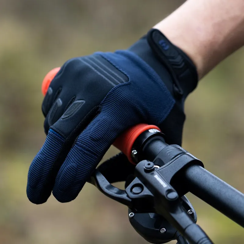 Oxford North Shore 2.0 Long Finger Cycling Gloves - Blue-2