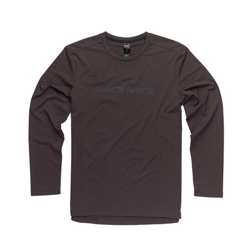 uPRISE Bikes Race Face Commit Long Sleeve Tech Men's Jersey - Charcoal | Price match, 365 day return s, 18-Month Warranty, Finance Available & Free UK Delivery
