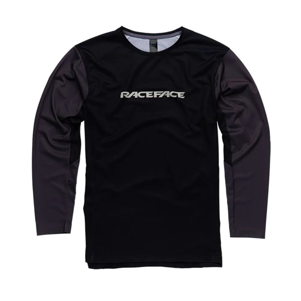uPRISE Bikes Race Face Indy Men's Long Sleeve MTB Jersey - Charcoal | Price match, 365 day return s, 18-Month Warranty, Finance Available & Free UK Delivery