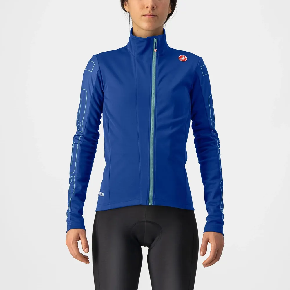uPRISE Bikes Castelli Transition Women's Jacket - Sodalite Blue/Sterling Blue | Price match, 365 day return s, 18-Month Warranty, Finance Available & Free UK Delivery