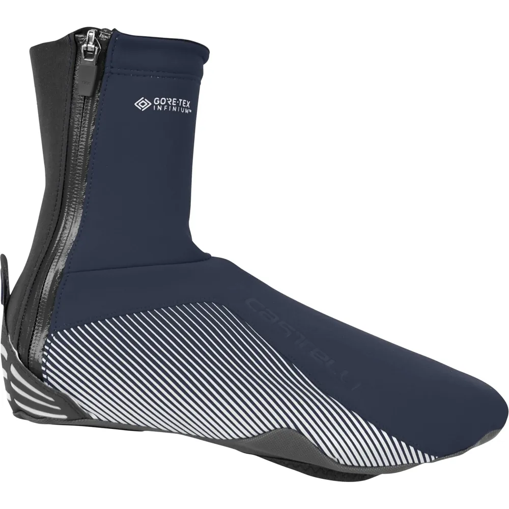 uPRISE Bikes Castelli Dinamica Women's Windproof Shoe Covers - Savile Blue | Price match, 365 day return s, 18-Month Warranty, Finance Available & Free UK Delivery