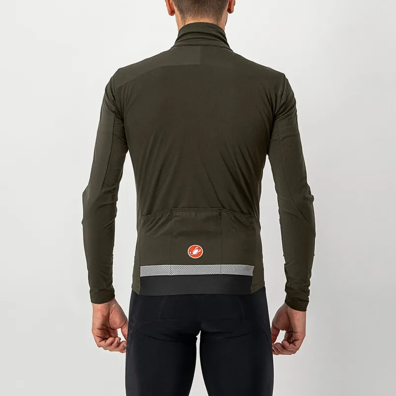 Castelli Beta RoS Men's Jacket - Military Green/Green Tea-1