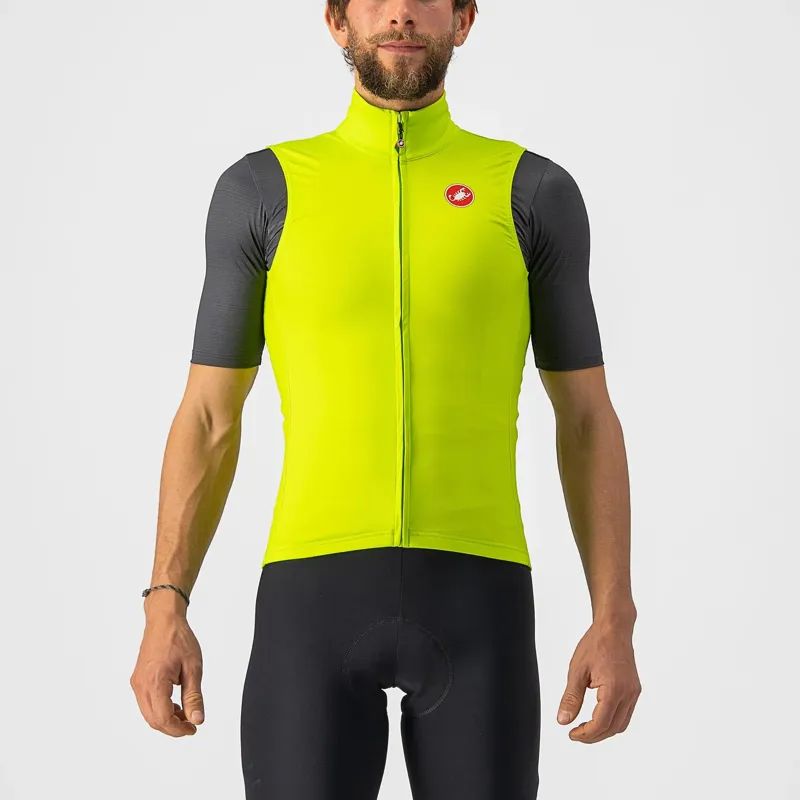 Castelli Pro Thermal Mid Men's Vest - Electric Lime