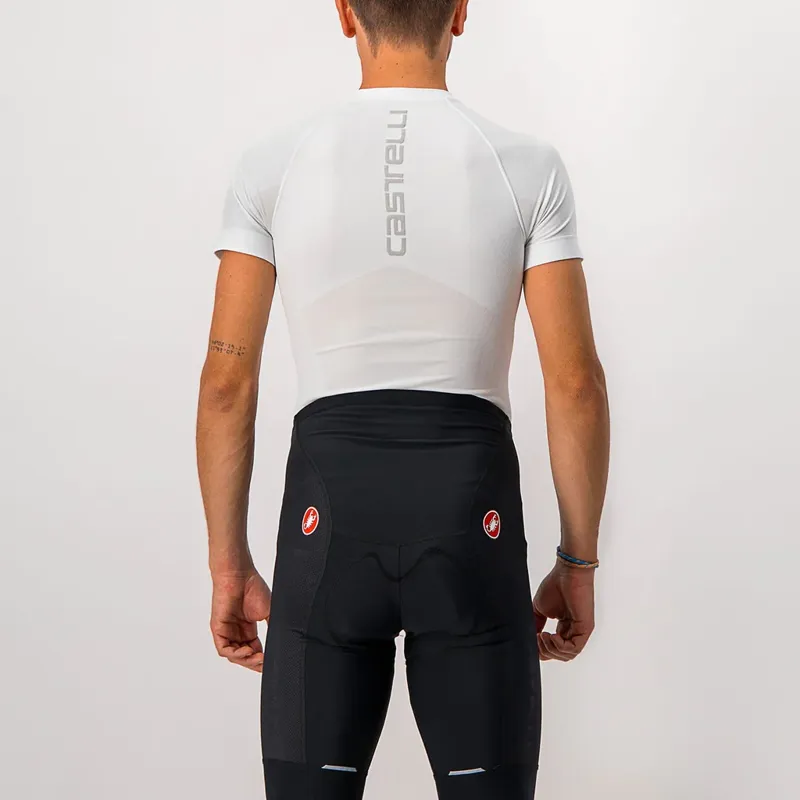 Castelli Core Seamless Men's Short Sleeve Base Layer - White -1