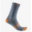 Castelli Superleggera T 18 Men's Socks - Steel Blue/Bronze