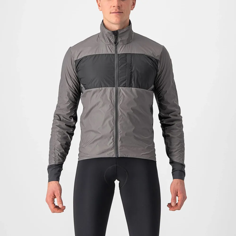 uPRISE Bikes Castelli Unlimited Puffy Men's Jacket - Nickel Grey/Dark Grey | Price match, 365 day return s, 18-Month Warranty, Finance Available & Free UK Delivery