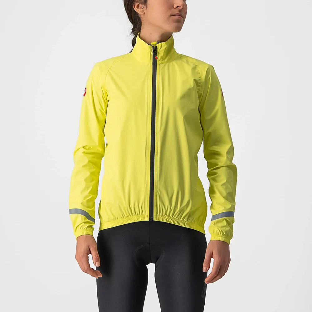 uPRISE Bikes Castelli Emergency 2 Women's Rain Jacket - Brilliant Yellow | Price match, 365 day return s, 18-Month Warranty, Finance Available & Free UK Delivery