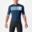 Castelli Prologo 7 Men's Short Sleeve Jersey - Belgian Blue/Drive Blue/Silver