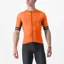 Castelli Entrata VI Men's Short Sleeve Jersey - Brilliant Orange/Grey