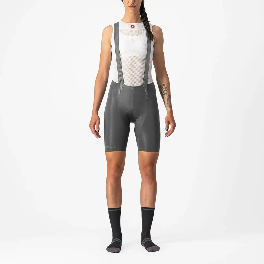 uPRISE Bikes Castelli Free Aero RC Women's Bib Shorts - Gunal Grey | Price match, 365 day return s, 18-Month Warranty, Finance Available & Free UK Delivery