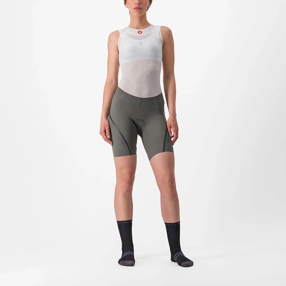 uPRISE Bikes Castelli Velocissima 3 Women's Shorts - Gunal Grey/Grey | Price match, 365 day return s, 18-Month Warranty, Finance Available & Free UK Delivery