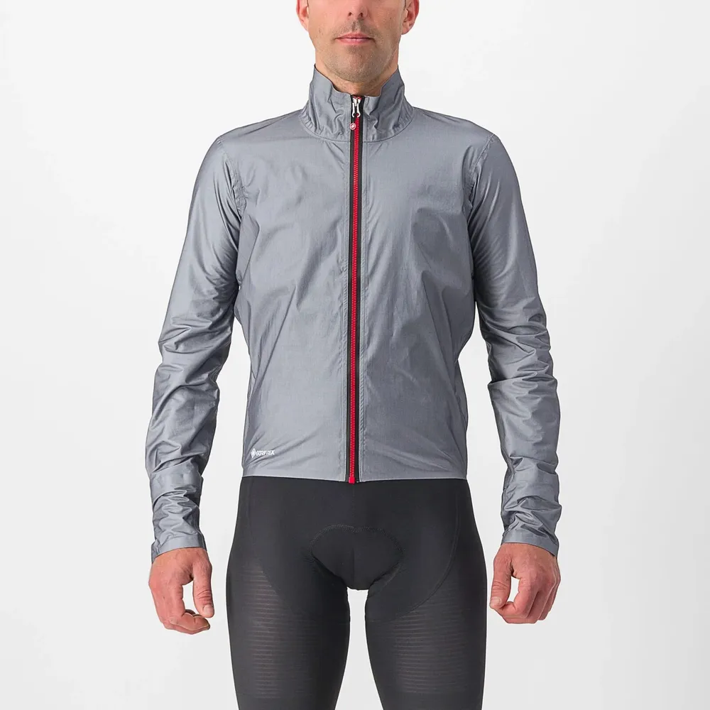 uPRISE Bikes Castelli Tempesta Lite Men's Windproof Jacket - Grey | Price match, 365 day return s, 18-Month Warranty, Finance Available & Free UK Delivery