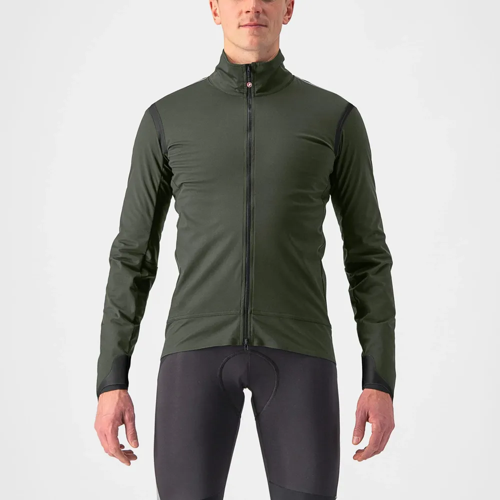 uPRISE Bikes Castelli Alpha Ultimate Insulated Men's Jacket - Military Green/Black | Price match, 365 day return s, 18-Month Warranty, Finance Available & Free UK Delivery