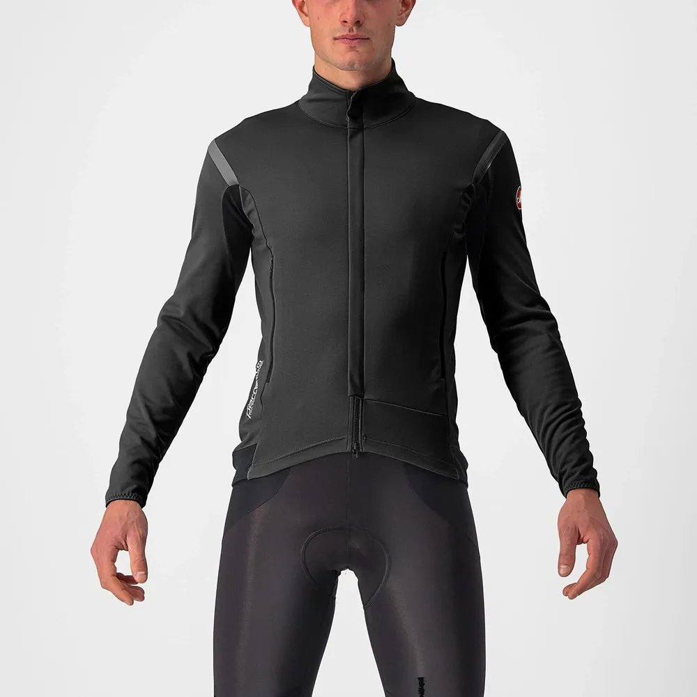 uPRISE Bikes Castelli Perfetto RoS 2 Waterproof Men's Jacket - Light Black/Black Reflex | Price match, 365 day return s, 18-Month Warranty, Finance Available & Free UK Delivery