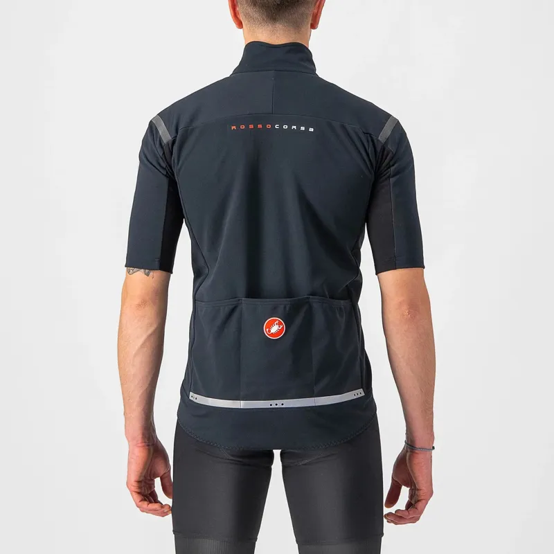 Castelli Gabba RoS 2 Men's Short Sleeve Jersey - Black/Reflex - Medium-1
