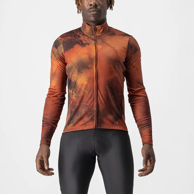 Castelli Ventaglio Long Sleeve Men's Jersey - Fuoco