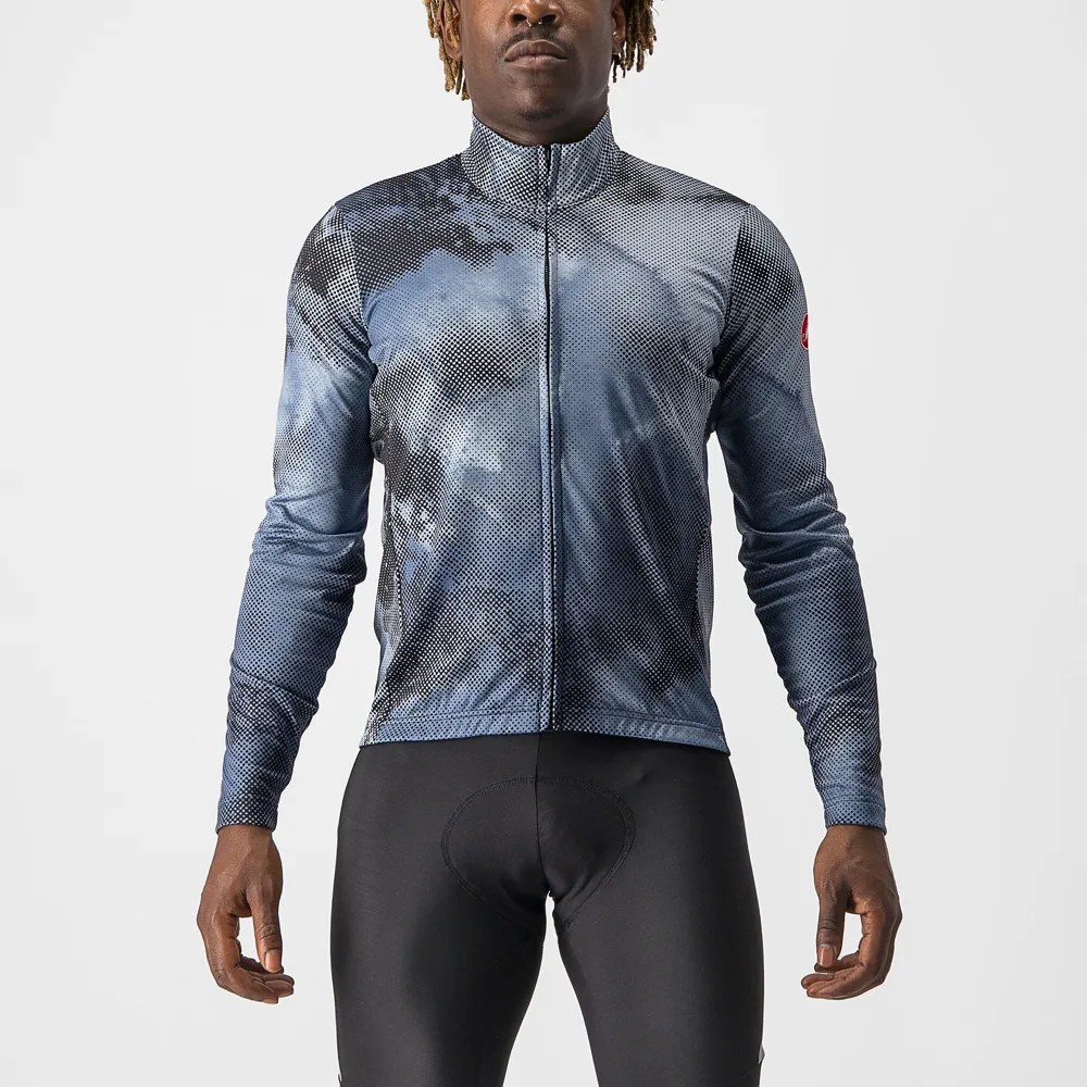 uPRISE Bikes Castelli Ventaglio Long Sleeve Men's Jersey - Cielo | Price match, 365 day return s, 18-Month Warranty, Finance Available & Free UK Delivery