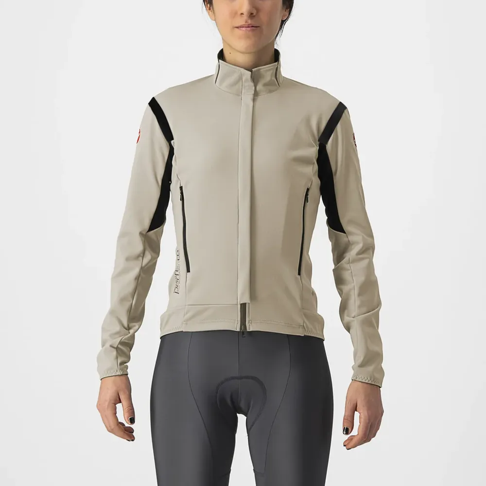 uPRISE Bikes Castelli Perfetto RoS 2 Women's Jacket - Clay/Black Reflex | Price match, 365 day return s, 18-Month Warranty, Finance Available & Free UK Delivery