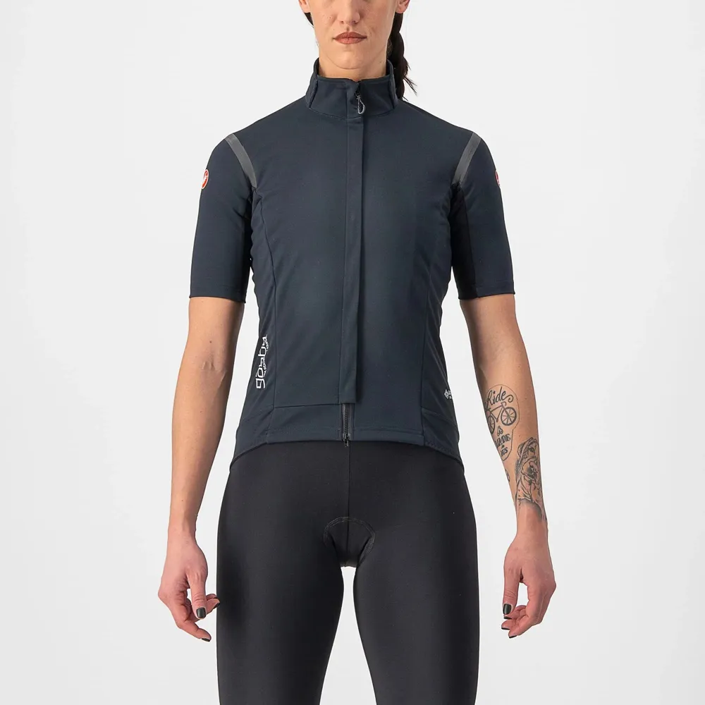uPRISE Bikes Castelli Gabba RoS 2 Women's Short Sleeve Jersey - Light Black/Black | Price match, 365 day return s, 18-Month Warranty, Finance Available & Free UK Delivery