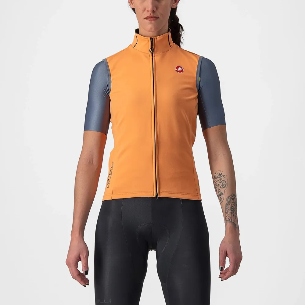 uPRISE Bikes Castelli Perfetto RoS 2 Women's Vest - Melon | Price match, 365 day return s, 18-Month Warranty, Finance Available & Free UK Delivery