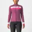 Castelli Volare Women's Long Sleeve Jersey - Cyclamen/White/Pink Fluo