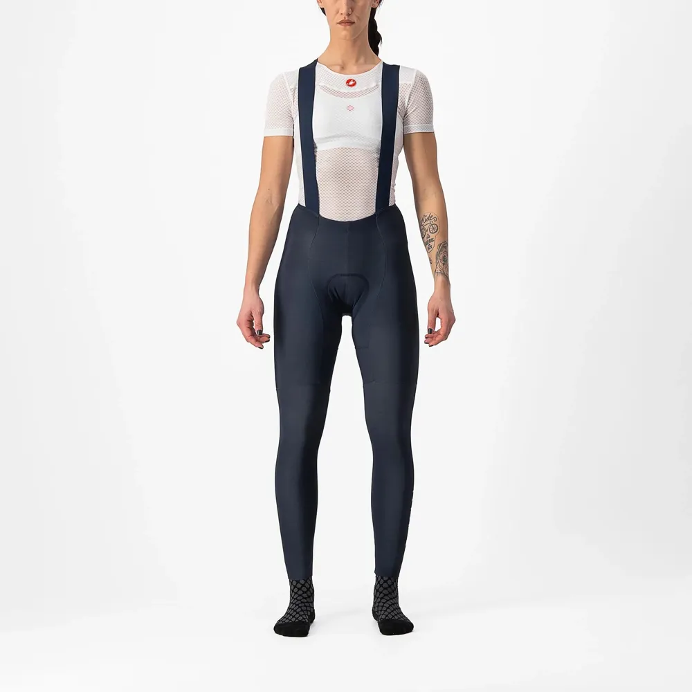 uPRISE Bikes Castelli Free Aero RC Women's DT Bib Tights - Savile Blue | Price match, 365 day return s, 18-Month Warranty, Finance Available & Free UK Delivery