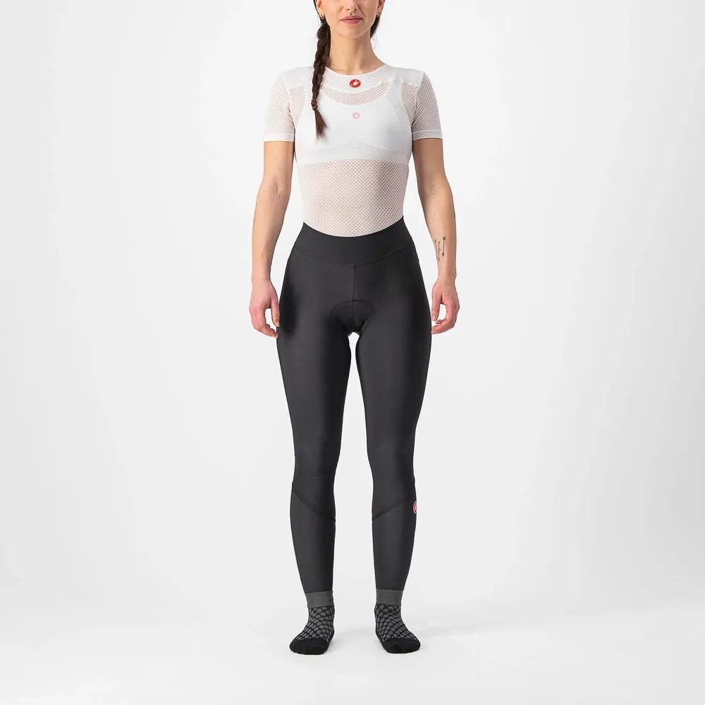 uPRISE Bikes Castelli Velocissima Thermal Women's Tights - Black/Black Reflex | Price match, 365 day return s, 18-Month Warranty, Finance Available & Free UK Delivery