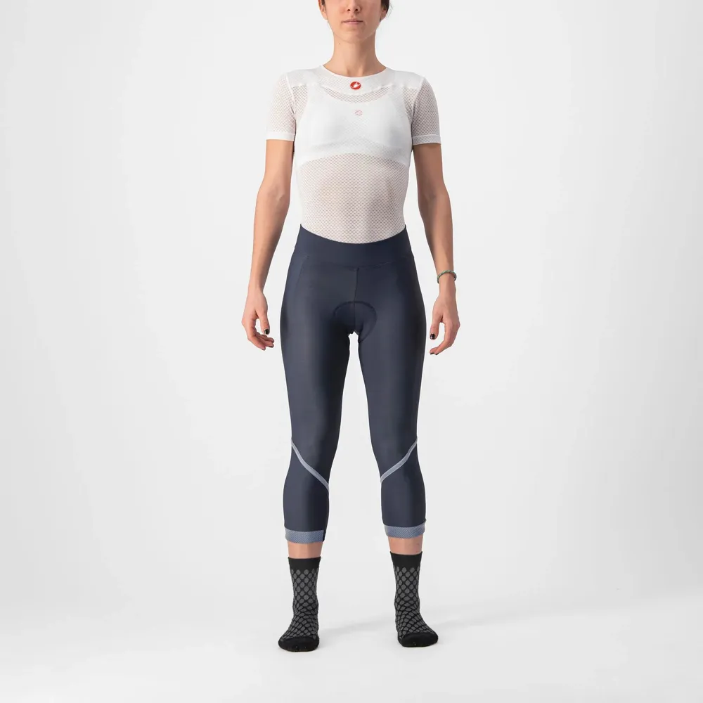 uPRISE Bikes Castelli Velocissima Thermal Women's Knickers - Savile Blue/Silver | Price match, 365 day return s, 18-Month Warranty, Finance Available & Free UK Delivery