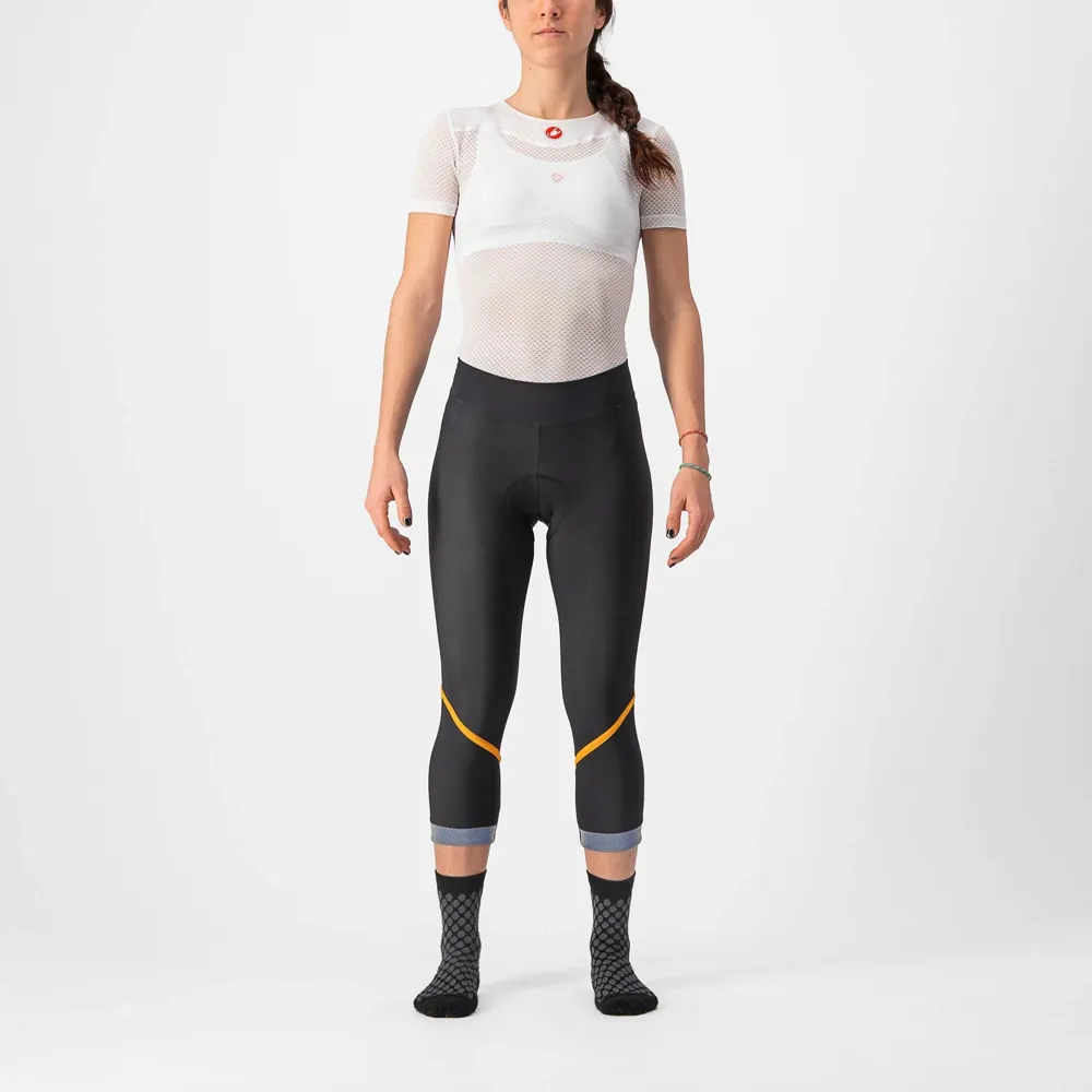 uPRISE Bikes Castelli Velocissima Thermal Women's Knickers - Black/Melon | Price match, 365 day return s, 18-Month Warranty, Finance Available & Free UK Delivery