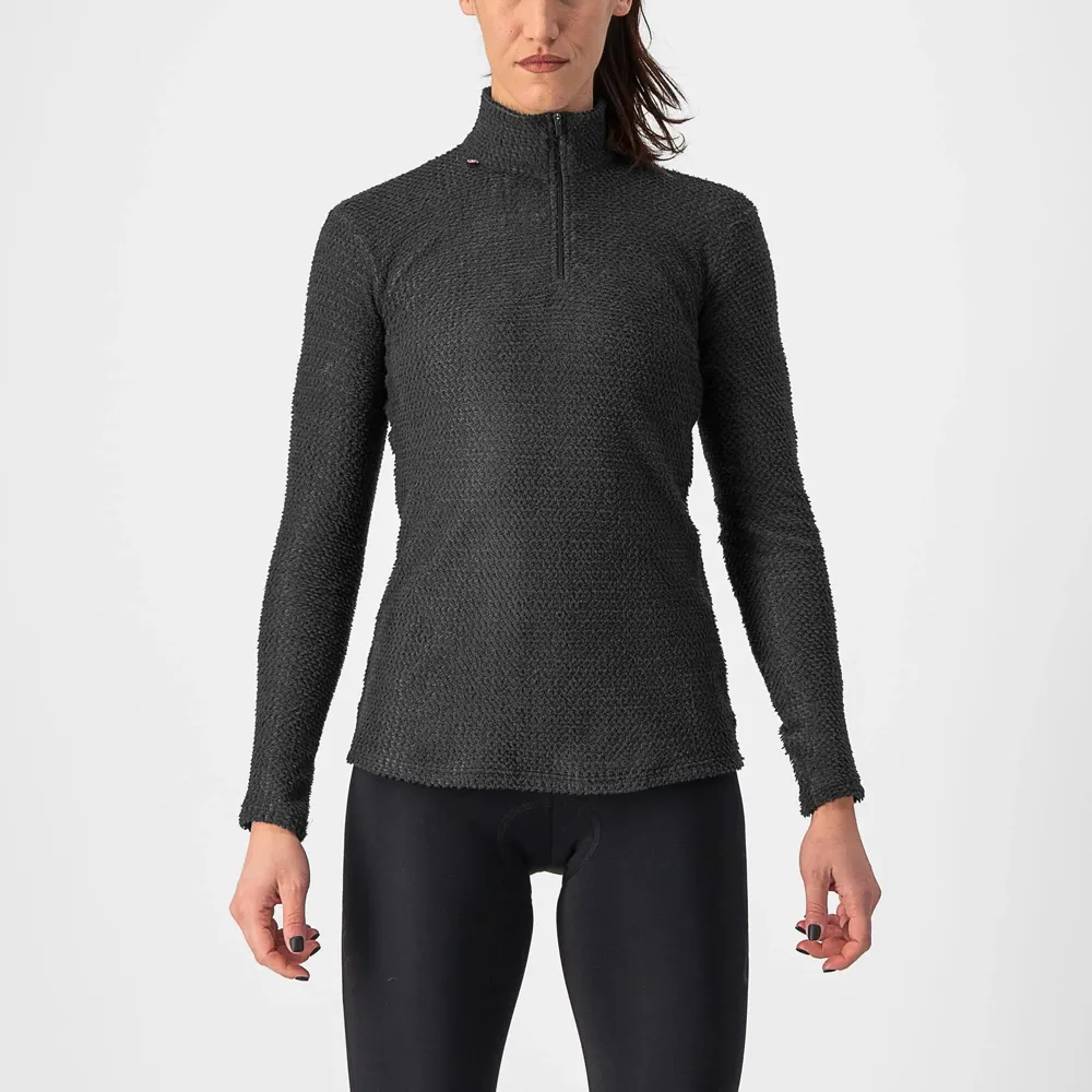uPRISE Bikes Castelli Cold Days Women's Long Sleeve 2nd Layer - Black | Price match, 365 day return s, 18-Month Warranty, Finance Available & Free UK Delivery