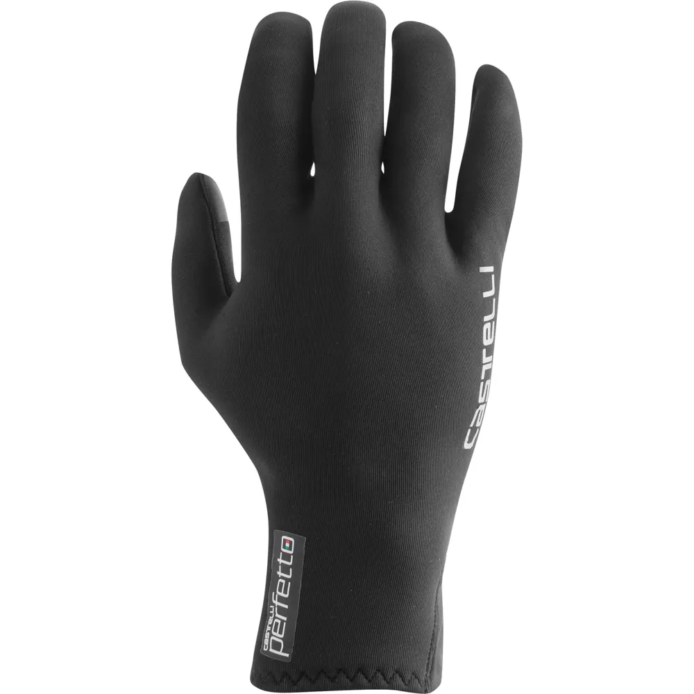 uPRISE Bikes Castelli Perfetto Max Windproof Long Finger Gloves - Black | Price match, 365 day return s, 18-Month Warranty, Finance Available & Free UK Delivery