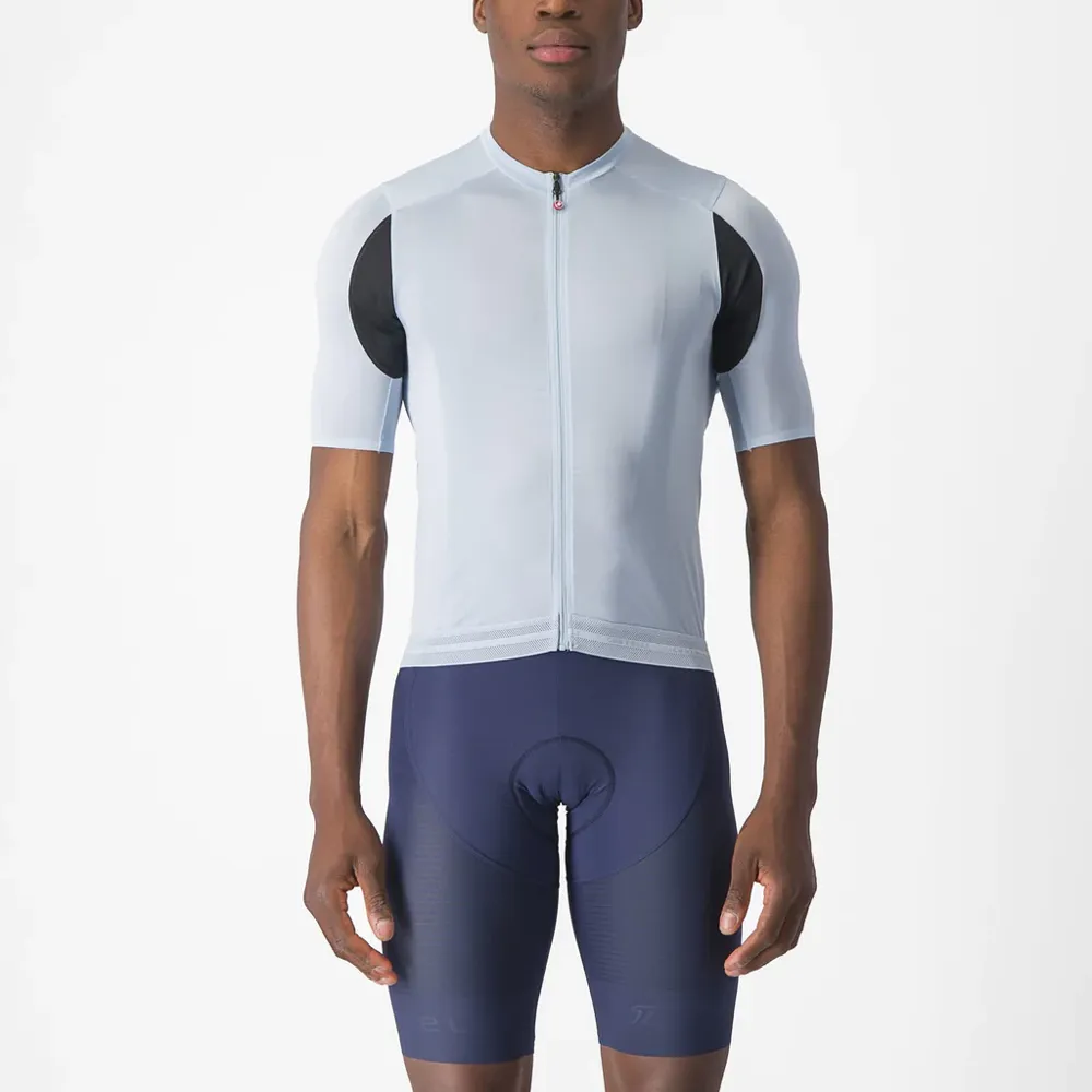 uPRISE Bikes Castelli Superleggera 3 Men's Short Sleeve Jersey - Winter Sky | Price match, 365 day return s, 18-Month Warranty, Finance Available & Free UK Delivery