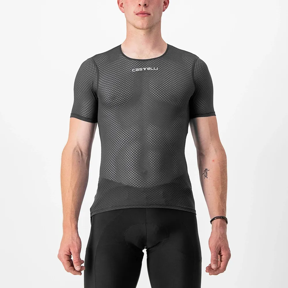 uPRISE Bikes Castelli Pro Mesh 2.0 Men's Short Sleeve Base Layer - Black | Price match, 365 day return s, 18-Month Warranty, Finance Available & Free UK Delivery