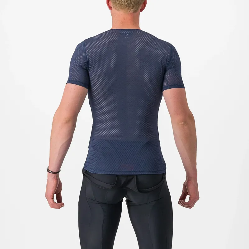 Castelli Pro Mesh 2.0 Men's Short Sleeve Base Layer - Belgian Blue-1