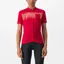 Castelli Unlimited Sentiero 2 Women's Short Sleeve Jersey - Dark Red