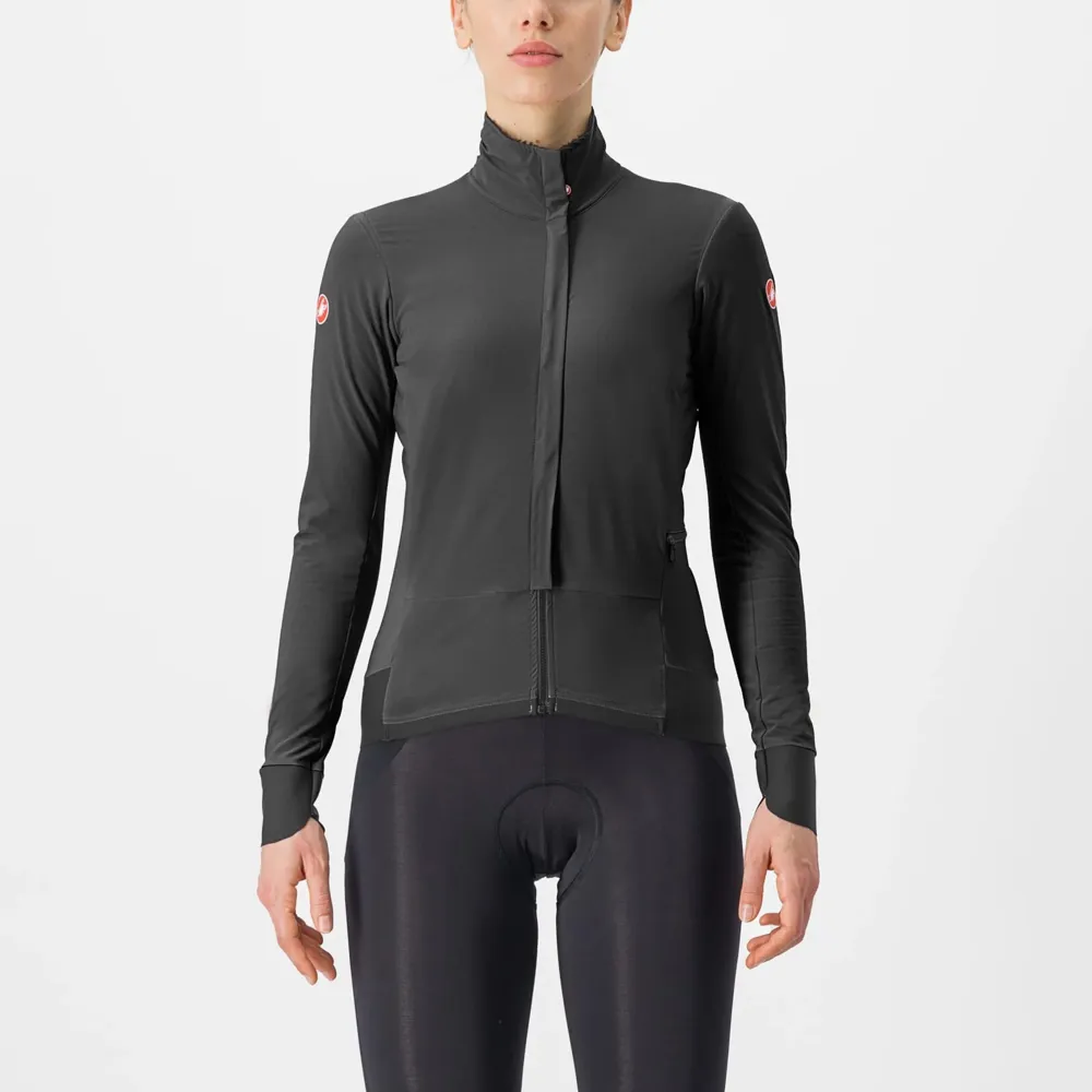 uPRISE Bikes Castelli Alpha Flight RoS Women's Jacket - Black/Black Reflex | Price match, 365 day return s, 18-Month Warranty, Finance Available & Free UK Delivery