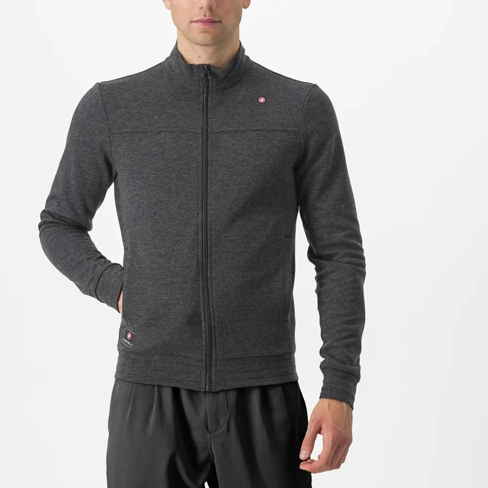 uPRISE Bikes Castelli Vigorelli Track Men's Jacket - Dark Grey | Price match, 365 day return s, 18-Month Warranty, Finance Available & Free UK Delivery