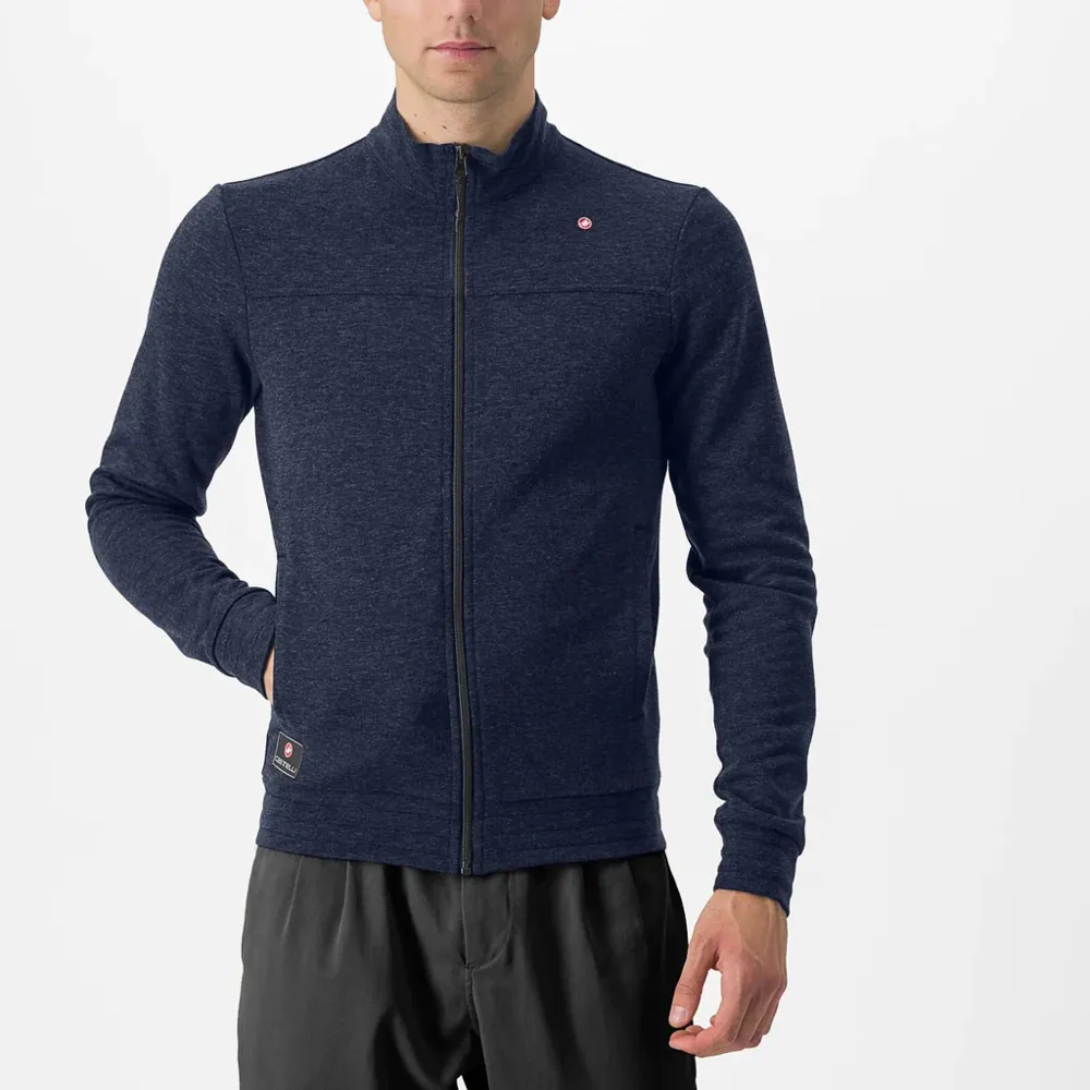 uPRISE Bikes Castelli Vigorelli Track Men's Jacket - Savile Blue | Price match, 365 day return s, 18-Month Warranty, Finance Available & Free UK Delivery
